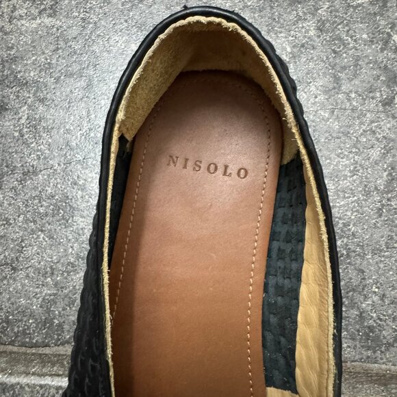 Mens Nisolo Leather Slides - Picture 4 of 6